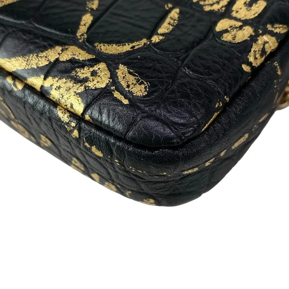 Chanel 2.55 Other Style Wallet A70953 Black Gold